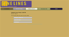 Desktop Screenshot of cinelines.com