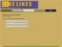 Tablet Screenshot of cinelines.com